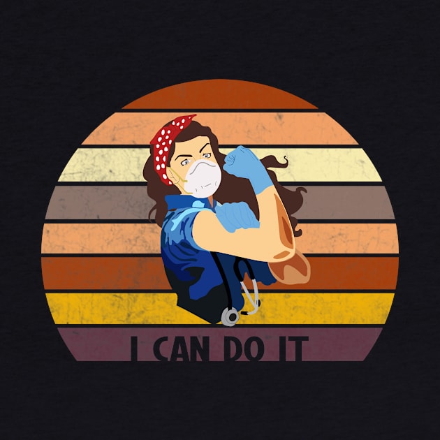 I can do it vintage retro for nurses and doctors by SpecialShirts